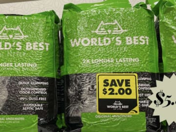 $5.89 World’s Best Cat Litter at Publix