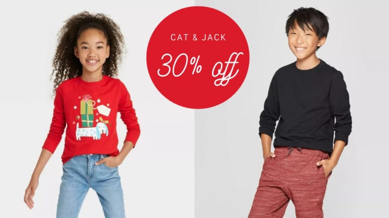 30% Off Cat & Jack Kids’ Clothing At Target