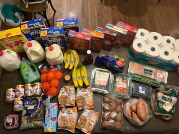 Crystal’s $97 grocery purchases this week