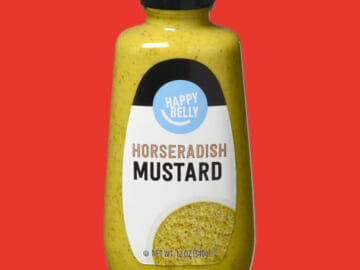 Happy Belly Horseradish Mustard, 12 Oz as low as $0.99 Shipped Free (Reg. $9.88) – FAB Ratings! Amazon Brand