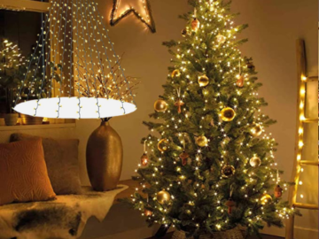 12-Line Dazzle Bright LED Waterfall Christmas Tree Lights, Warm White $12.99 After Coupon (Reg. $25.99) + Free Shipping – FAB Ratings!