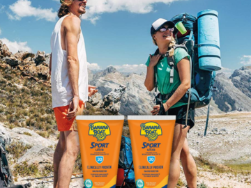 2-Pack Banana Boat Sport Ultra SPF 30 Sunscreen Lotion as low as $3.08 After Coupon (Reg. $7) + Free Shipping! $1.54/ 3 Oz Bottle! Sweatproof and Waterproof!