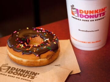 Dunkin’ Donuts: Free Donut with Beverage Purchase!