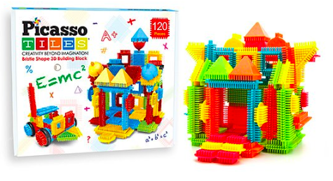 *HOT* PicassoTiles 120-Piece Assorted Bristle Blocks Set only $11.69 after Exclusive Discount!