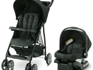 Graco LiteRider LX Travel System with SnugRide 30 Infant Car Seat $99.97 Shipped Free (Reg. $179.97) – FAB Ratings!