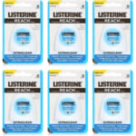 6-Pack 30-Yard Listerine Ultra Clean Floss, Mint as low as $9.09 After Coupon (Reg. $14.70) + Free Shipping – $1.52 /30-Yard Roll or $0.05 /Yard