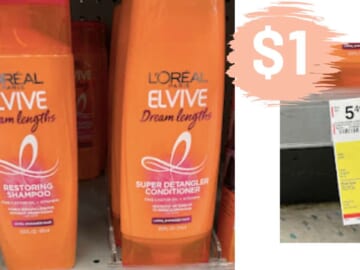L’Oreal Coupons | Makes Elvive Haircare $1 at Walgreens