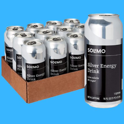 12-Pack Solimo Sugar Free Silver Energy Drink as low as $8.17 Shipped Free (Reg. $13.10) – 68¢/ 16 Oz Can! LOWEST PRICE!