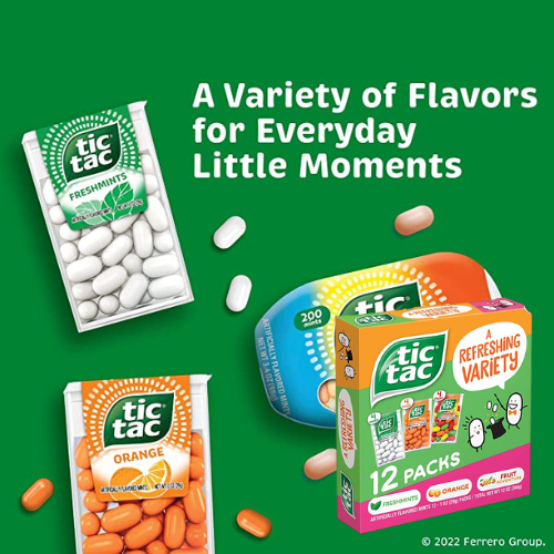 12-Count Tic Tac Variety Mints, On-The-Go Refreshment as low as $10.35 After Code + Coupon (Reg. $14.79) – $0.86/count! Great for Holiday Stocking Stuffers + FAB Ratings!