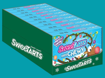 12-Pack SweeTARTS Mini Chewy Candy Theater Box  as low as $12.16 After Coupon (Reg. $15.20) + Free Shipping – $1.01/3.75 oz box! FAB Stocking Stuffer!