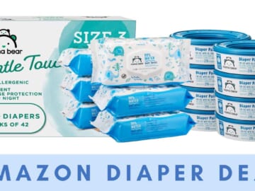 Amazon Mama Bear Gentle Touch Diapers | 15¢ Per Diaper