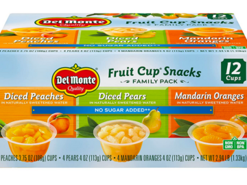 Del Monte Fruit Cups 12-Pack for just $5.19 shipped!