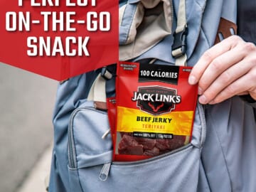9 Snack Packs Jack Link’s Beef Jerky, Variety Pack as low as $13 After Coupon (Reg. $26) + Free Shipping – $1.44 /1.25-Oz Bag! Includes 5 Original and 4 Teriyaki