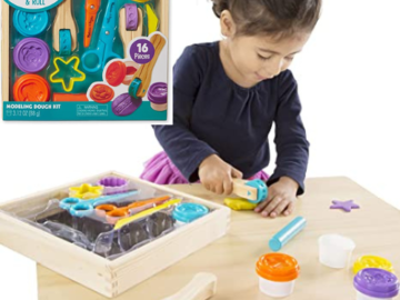 16-Piece Melissa & Doug Created by Me! Cut, Sculpt and Roll Modeling Dough Kit $12 (Reg. $24.99) – FAB Gift for kids 3 years and up