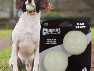 THREE 2 Pack Chuckit! Max Glow Ball Dog Toy, Medium as low as $6.93 EACH 2-Pack Set Shipped Free (Reg. $16) – 31K+ FAB Ratings! – $2.47/Toy + Get 3 for the price of 2!
