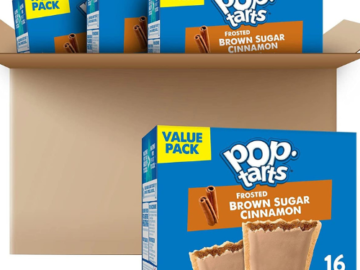 64-Count Pop-Tarts Breakfast Toaster Pastries (Frosted Brown Cinnamon Sugar) as low as $10.04 Shipped Free (Reg. $18.72) – 16¢/toaster pastry!