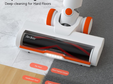 Cordless Vacuum with Large Touch Screen $88 After Code + Coupon (Reg. $139.99) + Free Shipping! With 3 different suction modes and a high-performance motor!