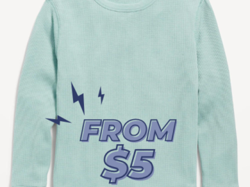 Hurry! Long-Sleeve Tees for Boys from $5 (Reg. $14.99) + for Women, Men and Girls! thru 12/18!