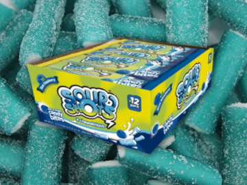12-Pack SOUR SHOTS Blue Raspberry Soft and Chewy Candy Bites $5.86 (Reg. $9) – 49¢ each + LOWEST PRICE!