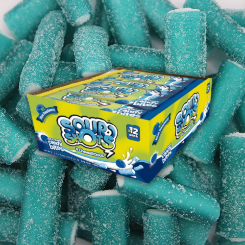 12-Pack SOUR SHOTS Blue Raspberry Soft and Chewy Candy Bites $5.86 (Reg. $9) – 49¢ each + LOWEST PRICE!