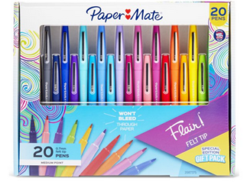Paper Mate Flair Felt Tip Pens (20 count) only $8.79!