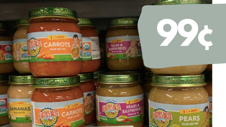 99¢ Earth’s Best Baby Food Jars with Kroger eCoupon