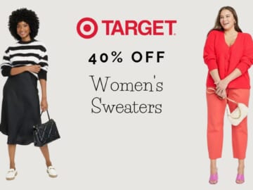 Target | 40% Off Women’s Sweaters