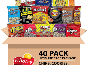 40-Count Frito-Lay Ultimate Snack Care Box as low as $14.67 Shipped Free (Reg. $25) – Assortment of Chips, Cookies, Crackers & More!