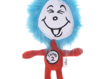 9-Inch Dr. Seuss The Cat in The Hat Thing 2 Big Head Plush Dog Toy $2.70 (Reg. $7.06) – FAB Ratings!