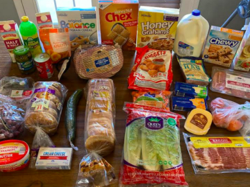 Gretchen’s $117 Grocery Shopping Trip and Weekly Menu Plan for 6!