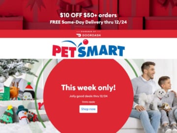 Petsmart | B3G2 Free Toys + $10 off $50 With Free Same-Day Delivery
