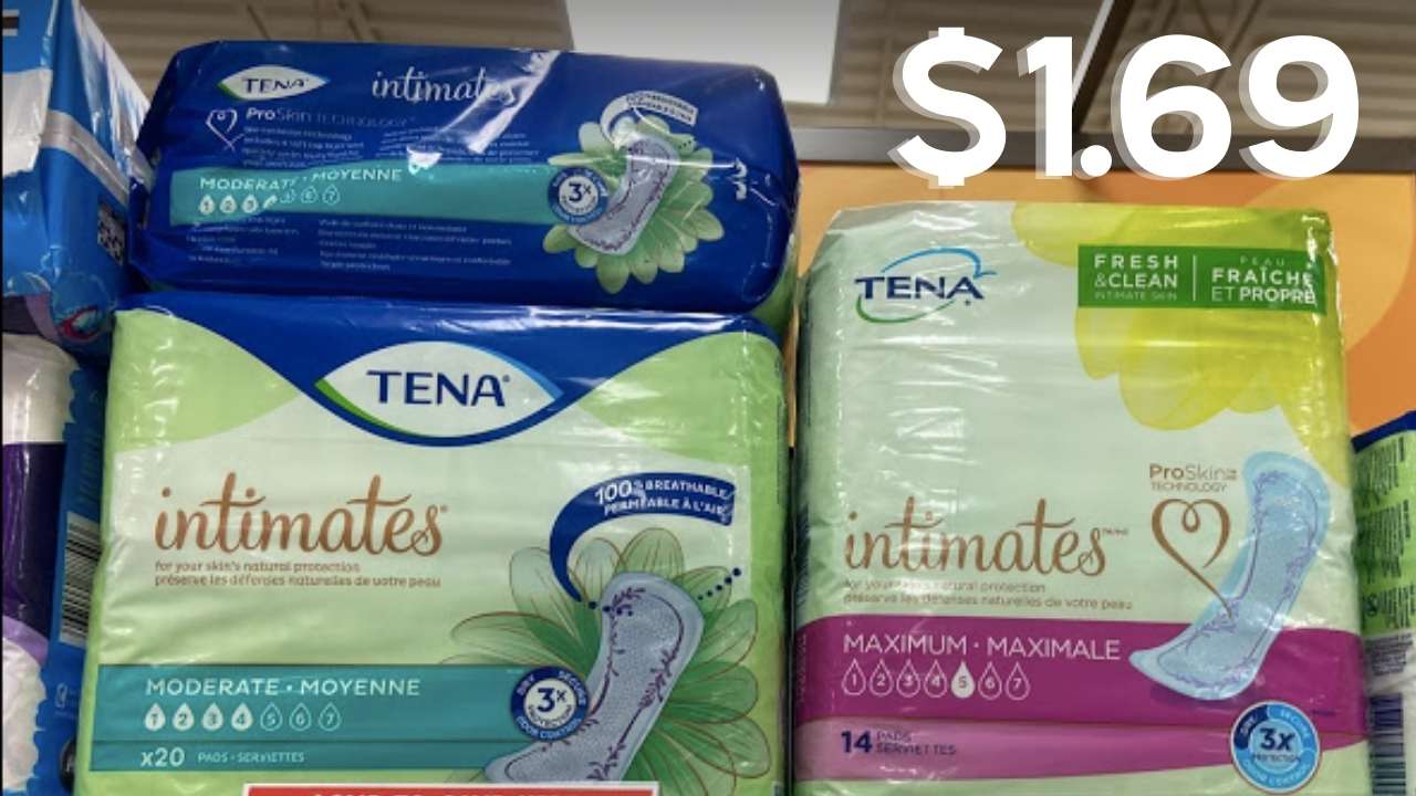$1.69 Tena Pads at the Publix Extra Savings Event