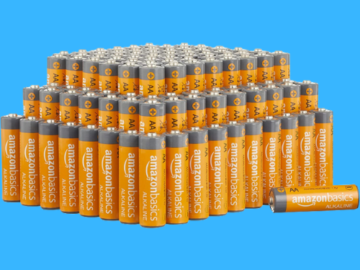 100-Pack Amazon Basics AA Batteries as low as $25.13 Shipped Free (Reg. $36.16) – 25¢/Battery! 10-Year Shelf Life!