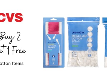 CVS | Buy 2 Get 1 Free Cotton Items