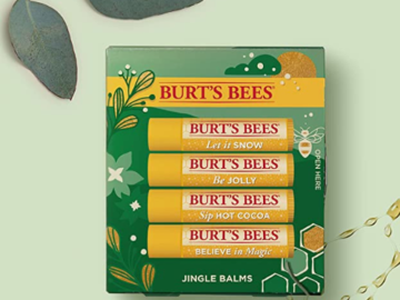 Burt’s Bees 4-Count Classic Beeswax Moisturizing Lip Balm Gift Set as low as $5.39 After Code (Reg. $11.97) + Free Shipping – $1.35 each
