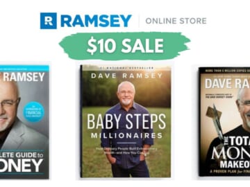 Dave Ramsey Financial Solutions $10 Book Sale
