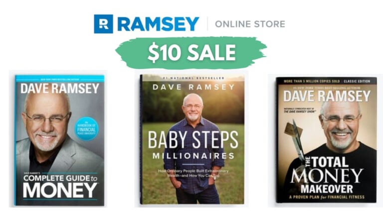 Dave Ramsey Financial Solutions $10 Book Sale