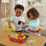 VTech Drill and Learn Toolbox Pro with Tool Belt, Tools, & Project Cards Toy Set $17.49 (Reg. $25) – Gift for Kids!