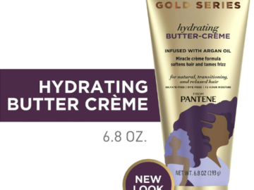 Pantene Gold Series Hydrating & Sulfate Free Butter Cream Hair Moisturizer, 6.8 Oz $3.56 (Reg. $7) –