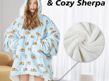 Wearable Blanket Hoodies from $20.79 After Coupon (Reg. $50+) + Free Shipping – 7 Colors!