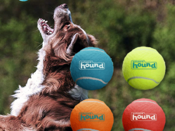 4-Pack Outward Hound Squeaker Ballz Fetch Dog Toy, Medium as low as $3.32 Shipped Free (Reg. $8.99) – 83¢/ball!