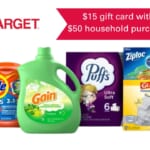 $15 Target Card With $50+ Household Purchase