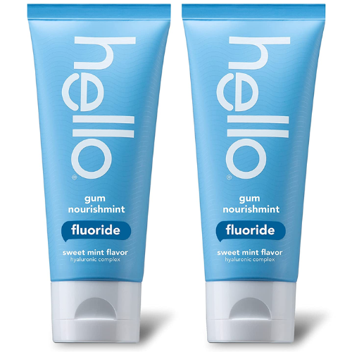 FOUR Sets of 2-Pack Hello Gum Nourishmint Fluoride Toothpaste as low as $2.78 EACH Set Shipped Free (Reg. $12) – FAB Ratings! $1.39/ 4 Oz Tube – LOWEST PRICE + Buy 4, Save 5%