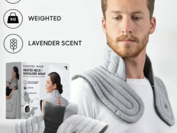 Sharper Image Heated Neck and Shoulder Aromatherapy Wrap $12.48 (Reg. $24.97)