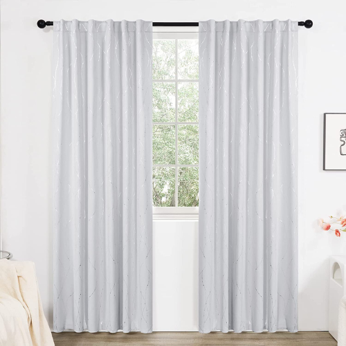 Today Only! 84 Inches Long White Curtain for Bedroom $23.99 (Reg. $29.99) – FAB Ratings! 2K+ 4.7/5 Stars!