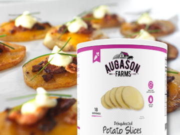 Augason Farms Dehydrated Potato Slices 1 lb. $9.99 (Reg. $21.99) – 18 Servings!