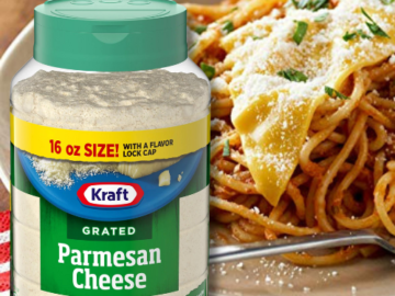 3-Pack 16oz. Kraft Grated Parmesan Cheese as low as $13.66 Shipped Free (Reg. $22.02) – $4.55/16oz Canister!