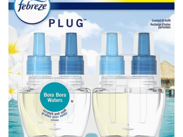 2-Count Febreze Odor-Eliminating Fade Defy Plug Air Freshener Refill, Bora Bora, .87 fl. oz. $7.20 After Coupon (Reg. $11) – 22K+ FAB Ratings! – $3.60/Refill