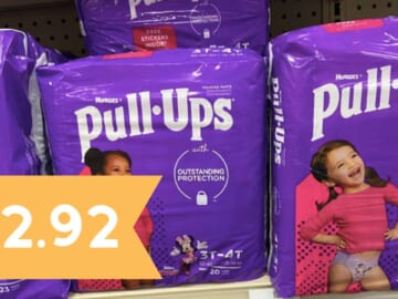 Use Triple-Stacking Deals to Get $2.92 Huggies Pull-Ups!