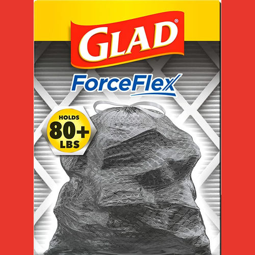 25-Count 30-Gallon Glad ForceFlex Drawstring Trash Bags as low as $5.38 After Coupon (Reg. $14.28) + Free Shipping – $0.25/Bag